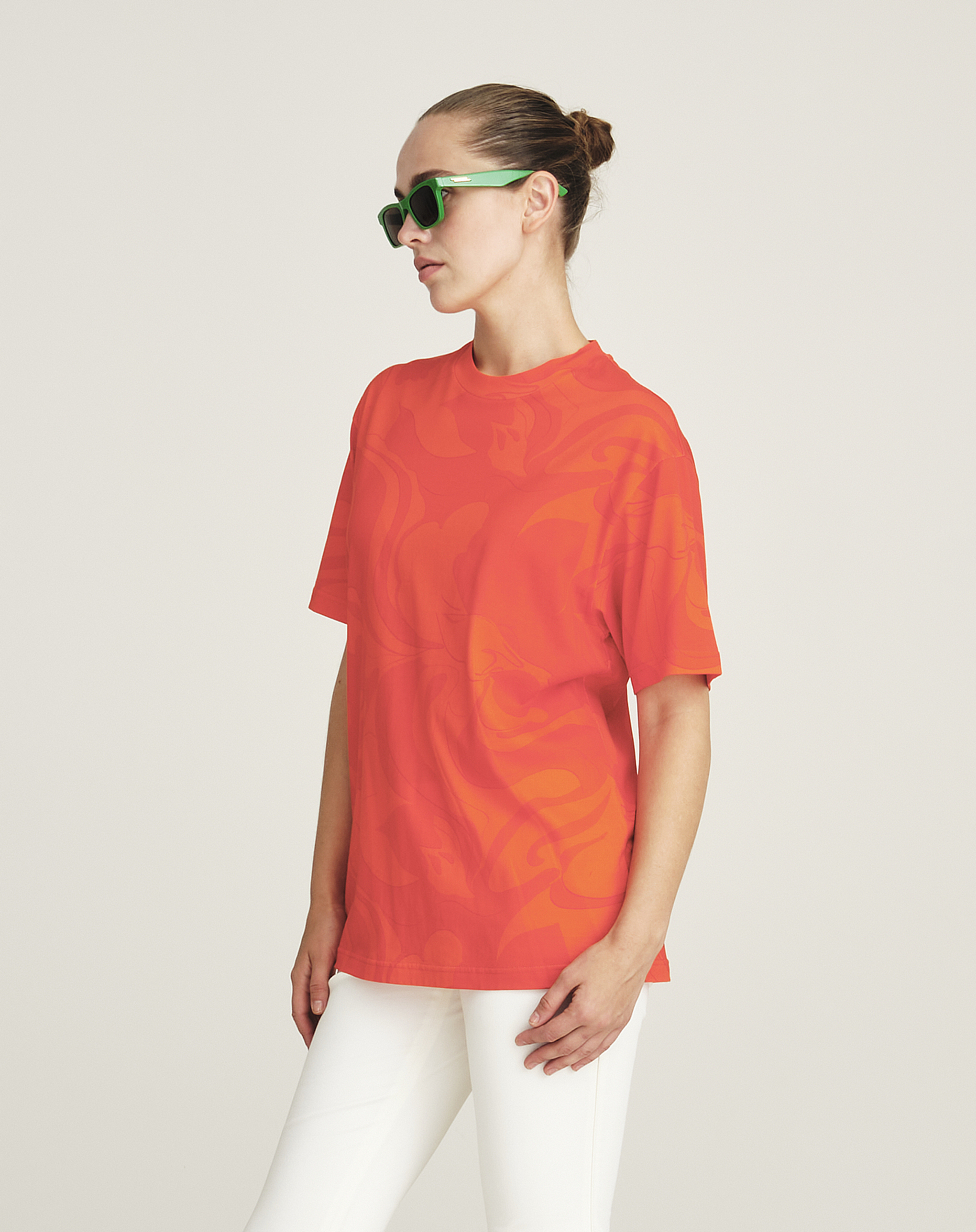 Etro - Orange Paisley Patterned Cotton Tshirt S